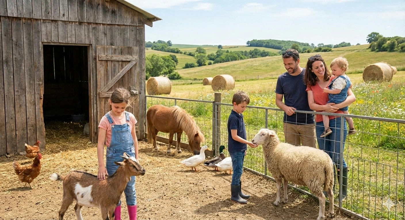 Salle de réunion à la ferme