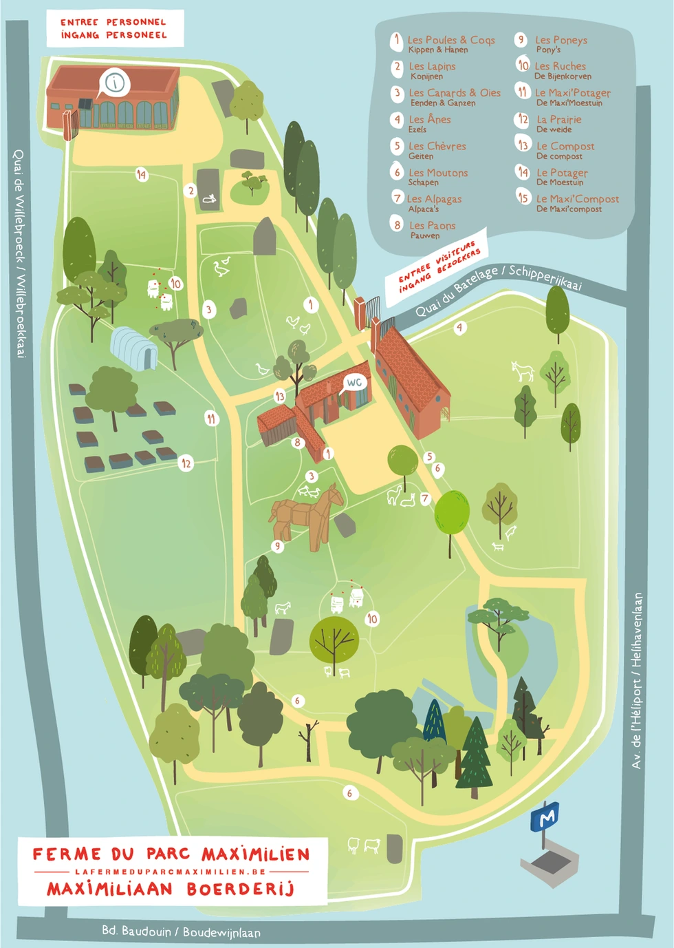 Plan de la ferme